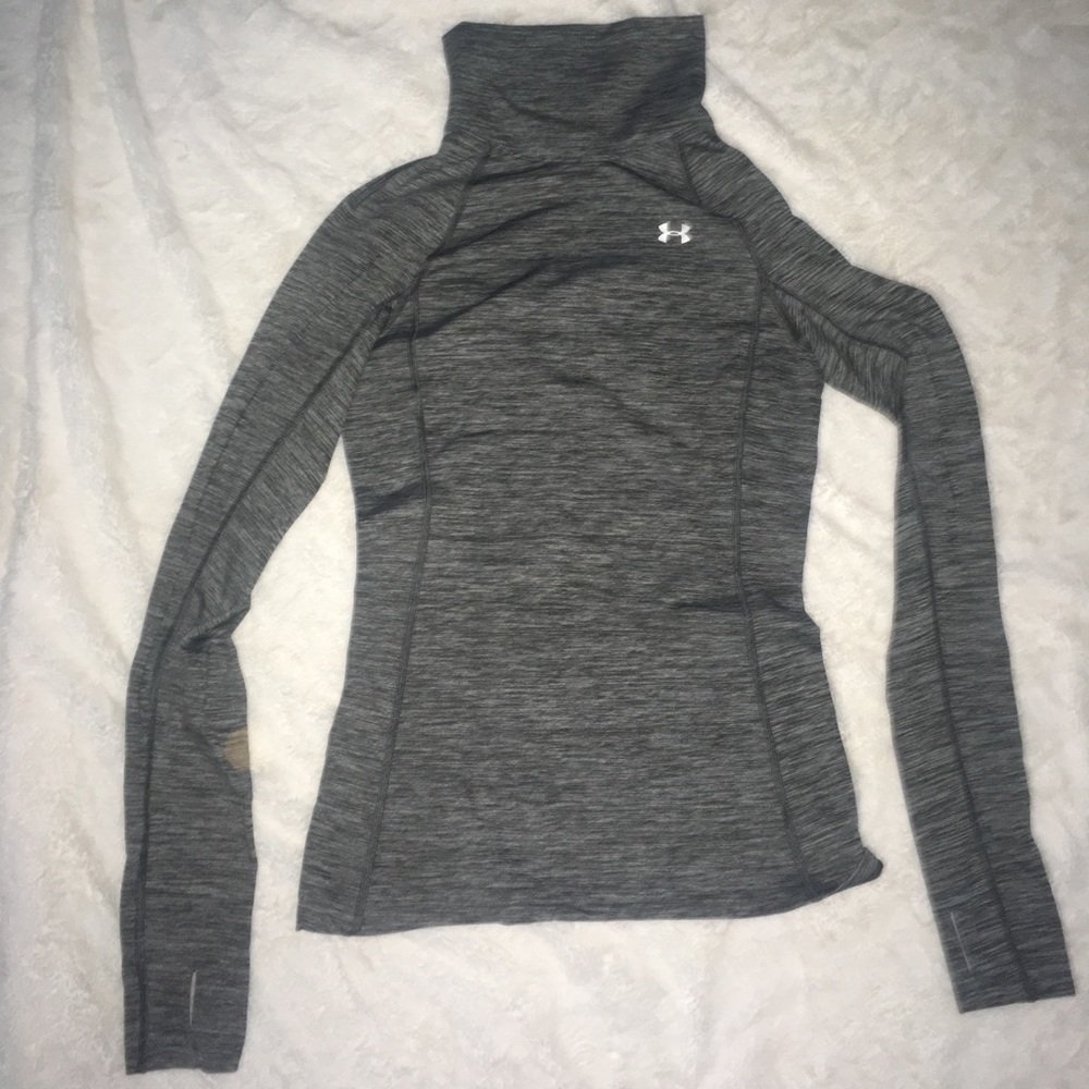 Turtle neck spandex shirt